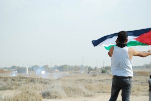 Photos of Israeli tear gas canisters fired at Palestinian demonstrators in the Gaza ‘buffer zone’.jpg